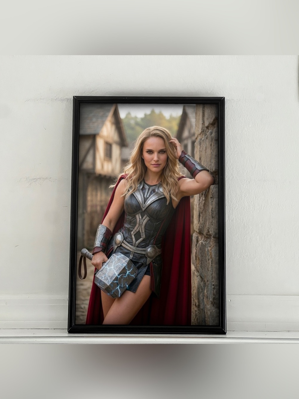 Thor love And Thunder Natalie Portman pinup girl Poster
